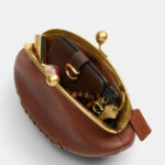 coach football kisslock frame bag