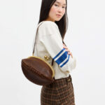 coach football kisslock frame bag