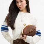 coach football kisslock frame bag